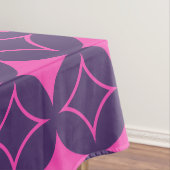 Roze en paarse schilfers tafelkleed (Voorbeeld)