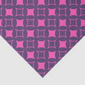 Roze en paarse schilfers tissuepapier (Detail)