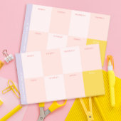 Roze en Paarse School Weekly Planner Post-it® Notes