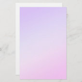 Roze en Paarse schrijfwaren Briefpapier (Voorkant / Achterkant)