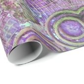 Roze en Paarse sierpaden Cadeaupapier (Rol Hoek)