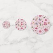 Roze en Paarse sinaasappel Confetti (Achterkanten)