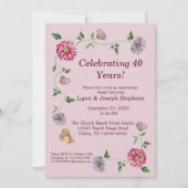 Roze en Paarse sinaasappel Kaart (Voorkant)