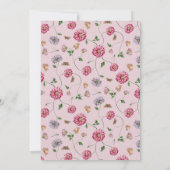 Roze en Paarse sinaasappel Kaart (Achterkant)