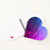 Roze en Paarse spiraallaptop Notitieboek (Binnen)