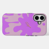 Roze en Paarse Splash Theme Case-Mate iPhone Case (Achterkant (horizontaal))