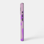 Roze en Paarse Splash Theme iPhone 16 Hoesje (Linkerkant)
