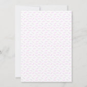 Roze en Paarse Sprinkle Wavy Border Blank Custom Kaart (Achterkant)