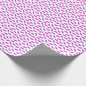 Roze en Paarse Sprinkles Patroon Custom Cadeaupapier (Hoek)