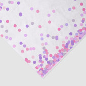 Roze en Paarse sproeiers Tissuepapier (Detail)