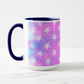 Roze en Paarse sterren Space Mok Cup (Links)