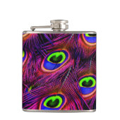 Roze en paarse stijve textuur heupfles (Voorkant)