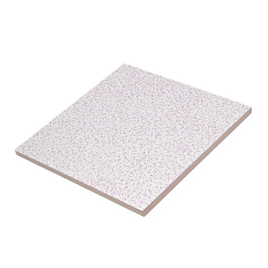 Roze en Paarse Stippen, gezoet Tegeltje (Zijkant)