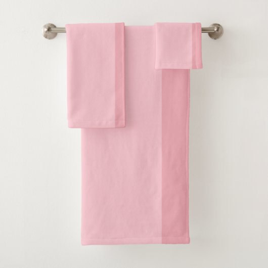 Roze en paarse strepen bad handdoek (Insitu)