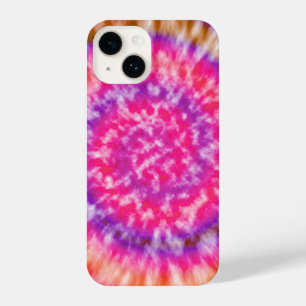 roze en paarse stropdas-kleurstof iPhone 14 hoesje