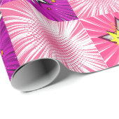 Roze en Paarse superheldenachtergrond Cadeaupapier (Rol Hoek)