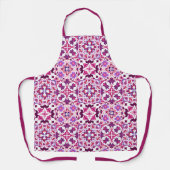 Roze en Paarse Tegels Schort (Voorkant)