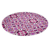 Roze en Paarse Tegels Snijplank (Hoek)