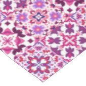 Roze en Paarse Tegels Tafelkleed (Gekanteld)