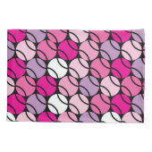 🎾 Roze en paarse tennisballen Kussensloop (Achterkant)