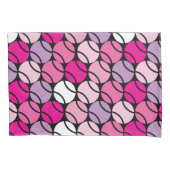 🎾 Roze en paarse tennisballen Kussensloop (Voorkant)