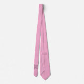 Roze en Paarse THINK PINK Verjaardagscadeau Stropdas (Achterkant)