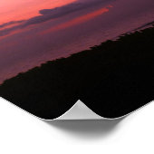 Roze en paarse tropische zonnepanelen voor poster (Hoek)