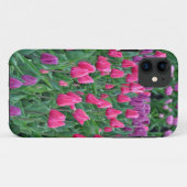Roze en paarse tulpen lentuin Case-Mate iPhone case (Achterkant (horizontaal))