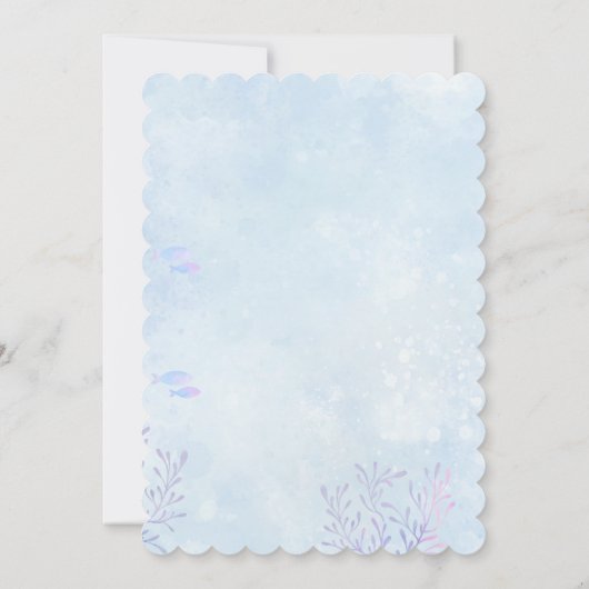 Roze en Paarse uitnodiging van de Birthday-partij (Achterkant)