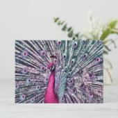 Roze en Paarse uitnodigingen van de partij Fantasy (Staand voorkant)