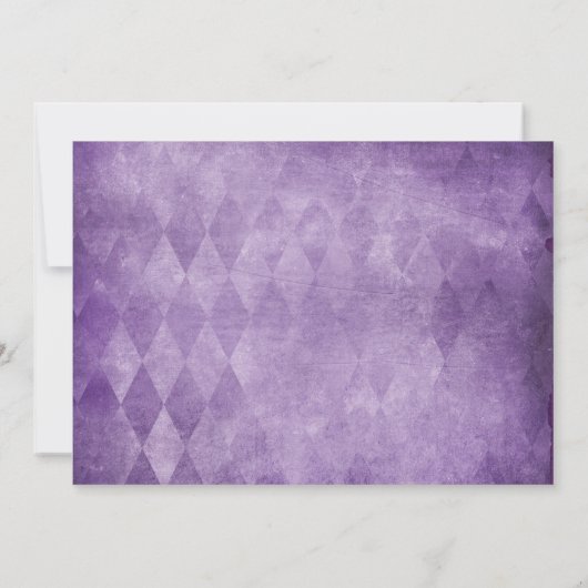  roze en Paarse ventilatorfoto Paardendag Kaart (Achterkant)