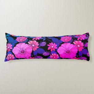 Roze en Paarse ventilatorventiel Lichaamskussen
