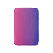 Roze en paarse verloopkleuren badmat (Voorkant Verticaal)