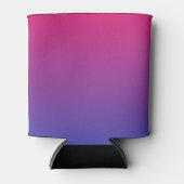 Roze en paarse verloopkleuren blikjeskoeler (Voorkant)