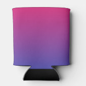 Roze en paarse verloopkleuren blikjeskoeler (Achterkant)