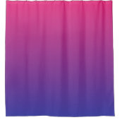Roze en paarse verloopkleuren douchegordijn (Voorkant)