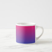 Roze en paarse verloopkleuren espresso kop (Rechts)