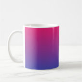 Roze en paarse verloopkleuren koffiemok (Links)