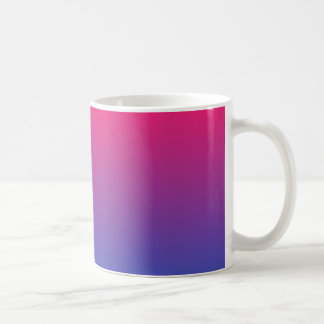 Roze en paarse verloopkleuren koffiemok