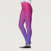 Roze en Paarse verloopkleuren Leggings (Links)