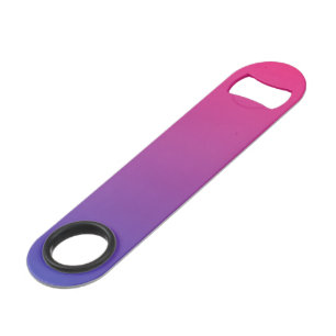 Roze en paarse verloopkleuren speed flessenopener