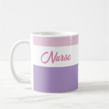 Roze en paarse verpleegster