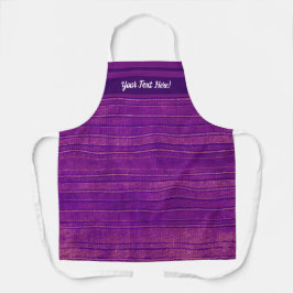  Roze en Paarse Verstrekte Strepen Schort