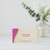 Roze en Paarse Visitekaartjes (Staand voorkant)
