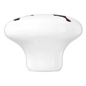 Roze en Paarse vlinder Keramische Knop (Zijkant)