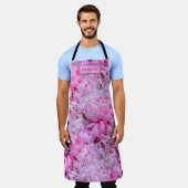 Roze en Paarse volken Schort (Gedragen)