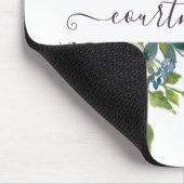 Roze en paarse waterverf op maat muismat (Hoek)