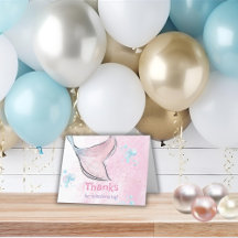 Roze en paarse waterverf zeemeerminstaart