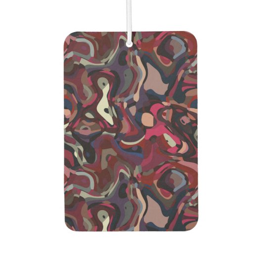 Roze en paarse werveling abstract luchtverfrisser (Voorkant)