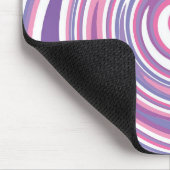 Roze en paarse wervelkolom muismat (Hoek)